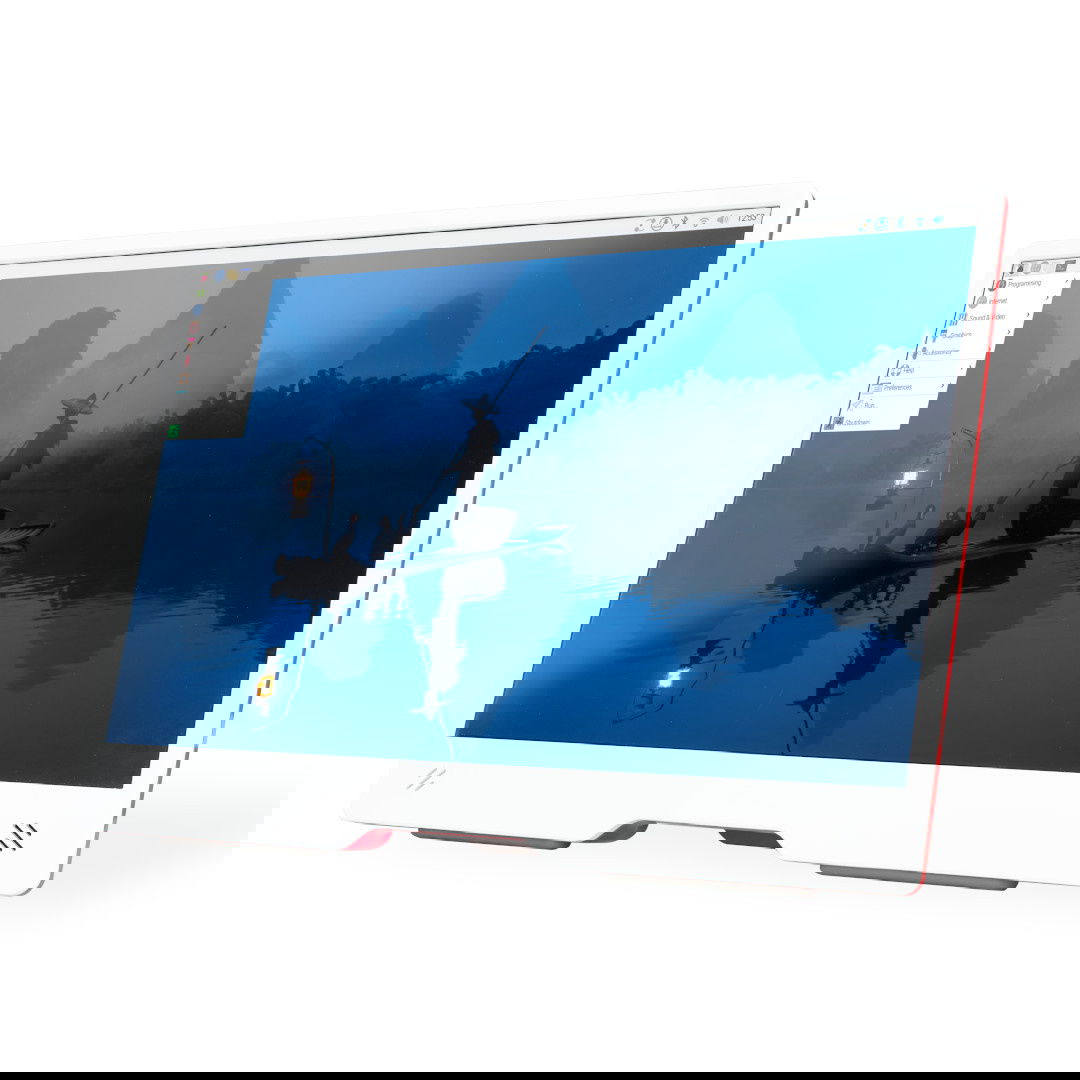 Raspberry Pi Monitor - 15,6'' 1920x1080px LCD IPS display HDMI + USB - red-white