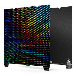 Double-sided Phantom PET + PEI coated workbench overlay for Creality 3D printers