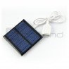 1W / 5.5V 95x95x3mm USB solar cell - zdjęcie 1