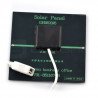 1W / 5.5V 95x95x3mm USB solar cell - zdjęcie 2