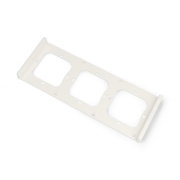 Sonoff M5-3C-80-FW - frame for wall switch M5-80 - triple - white