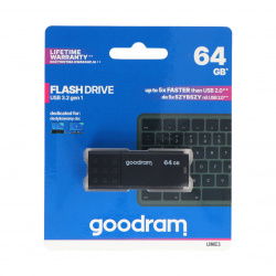GoodRam Flash Drive - USB 3.2 Flash Drive - UME3 black 64GB