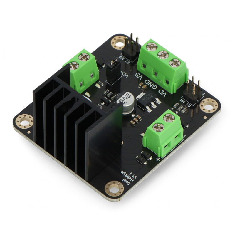 DFRobot L298N - dual channel motor controller - 12V/2A module