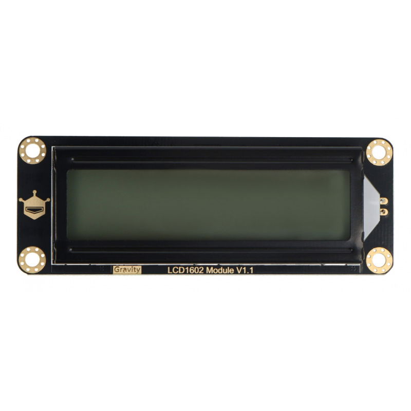 DFRobot Gravity - LCD display 2x16 I2C - gray - for Arduino