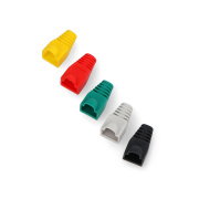 Set of colored covers for RJ45 plugs - 50pcs.