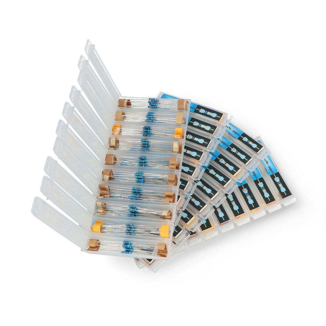 Set of CF resistors THT 1/4W 1% - 820pcs
