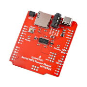 Serial MP3 Player Shield - MY1690X - overlay for Arduino - SparkFun DEV-28021