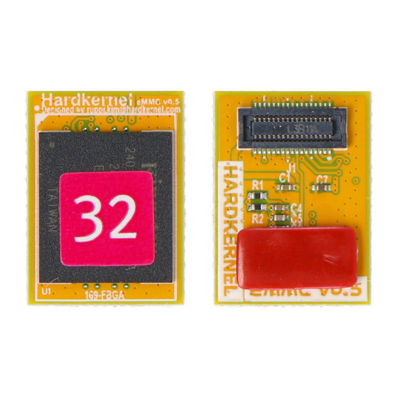 32GB eMMC memory module with Linux for Odroid N2