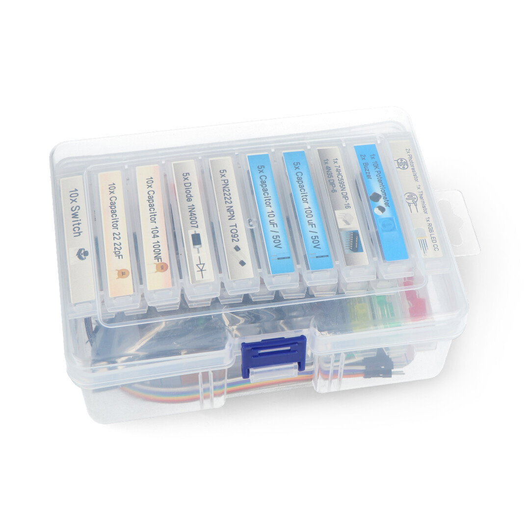 Electronic components set E24 + breadboard 400 - E24 - 235 elements