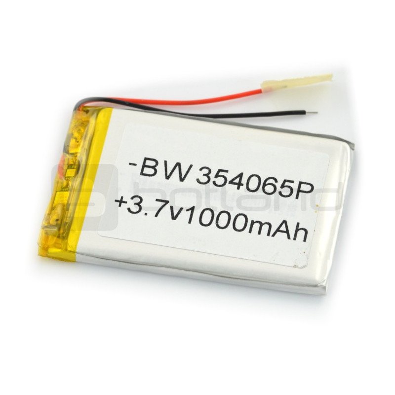 Li-Poly 1000 mAh battery 3.7