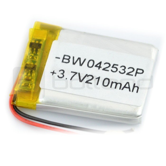 Li-Poly battery 210 mAh 3.7 type2