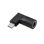 DC 7,4/5mm adapter + USB Type-C pin - power adapter socket - Akyga AK-ND-D02