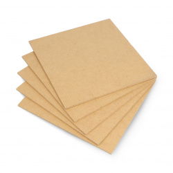 Raw HDF board - 3mm -...
