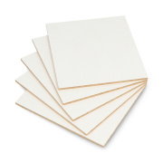 White HDF board - 3mm - 110x120mm - 5pcs.