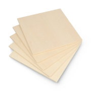 Poplar plywood - 5mm - 160x160mm - 5pcs.