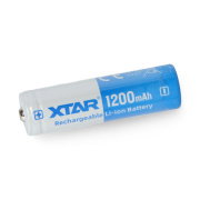 14500 Li-Ion Xtar 1200mAh cell with protection