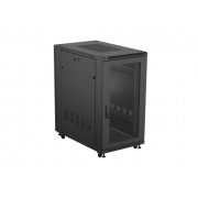 Standing rack installation cabinet - 19'' 22U 600x1000mm - black - Lanberg FF01-6022-23B