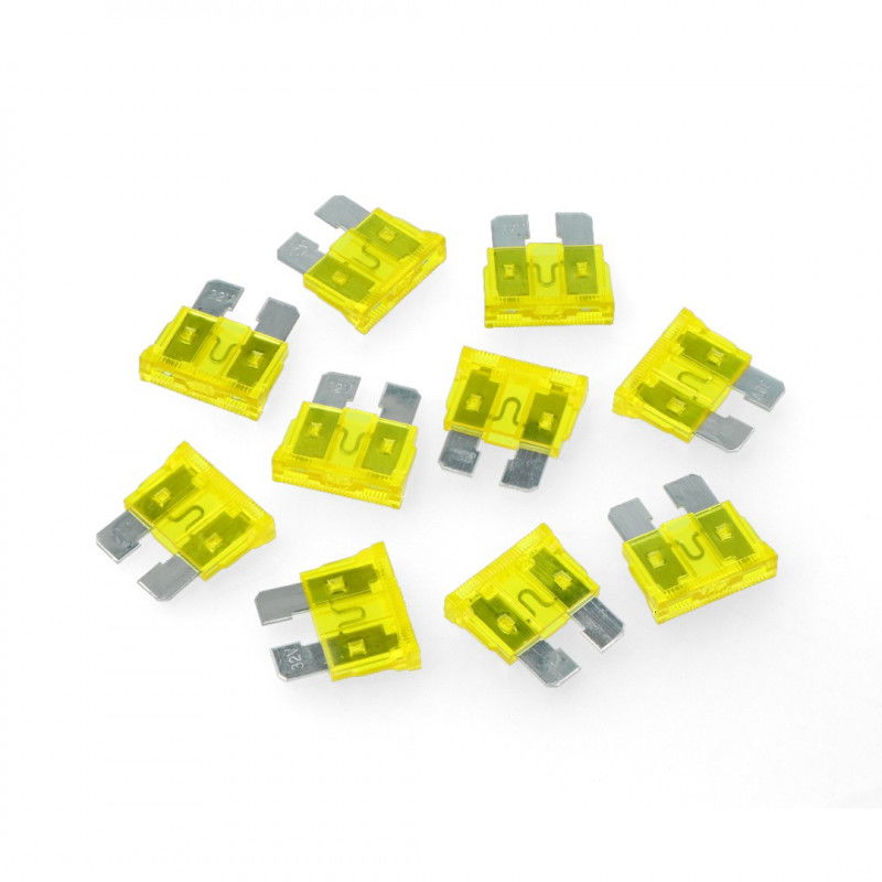 Car Fuse Midi 20A - 100pcs