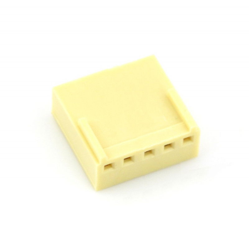 2.54mm pitch connector - 5-pin socket housing - 5 pcs.