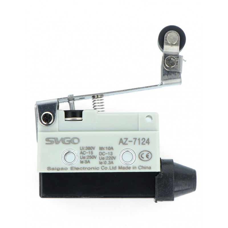 Limit switch with foldable roller - WK7124