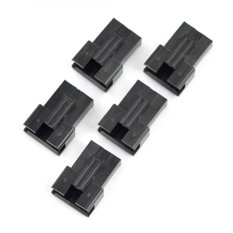 4-pin male plug housing - 2.5mm pitch