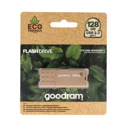 GoodRam Flash Drive - USB 3.2 gen1 Pendrive - UME3 Eco Friendly - 128GB