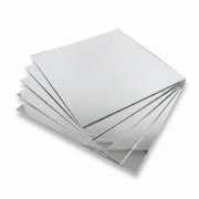 Silver plexiglass mirror - 2mm - 200x200mm - 5pcs.