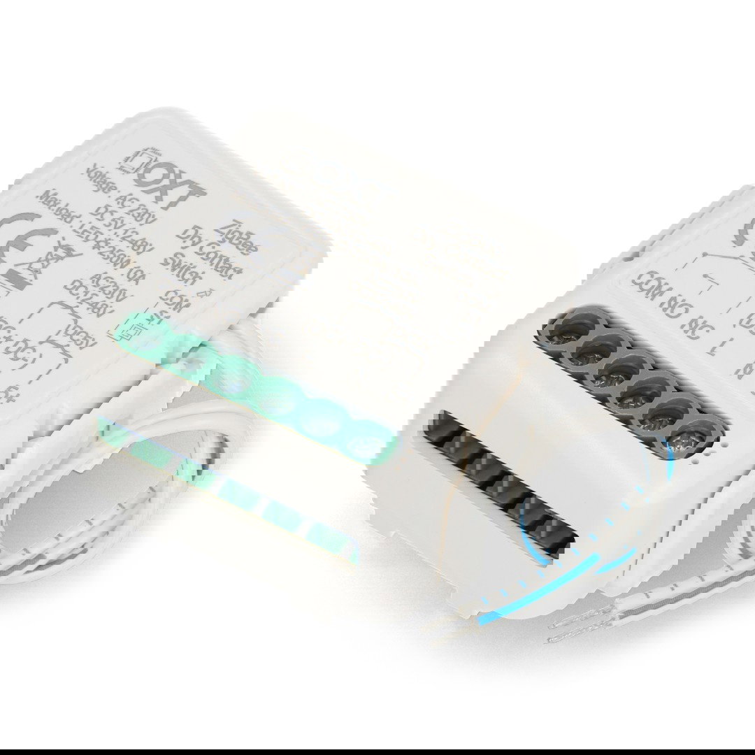 Tuya - single channel volt-free mini relay - ZigBee - Android/iOS app - OXT T250DC