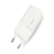 Baseus Super Si Quick Charger USB-C Power Adapter - 5V/3A 20W - white