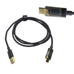 USB A to USB C cable with...