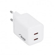 2xUSB-C power supply - 5-20V/2,25-3A 45W - Akyga AK-CH-29