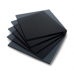 Smoked graphite plexiglass...