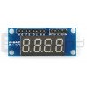 Module 4 x 7-segment display and anode - 4 mounting holes - zdjęcie 2