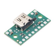 USB Type-C power connector with TPS2116 multiplexer - usb09b - Pololu 3729