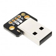 Breakout module with USB A connector - 2,54 mm - horizontal - PiHut 106607