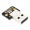 Breakout module with USB A connector - 2,54 mm - horizontal - PiHut 106607