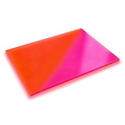 PMMA Acrylic Sheet - 3mm - 400x600mm - Flour Orange - 1pc.