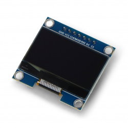 1,3'' 128x64px SPI OLED display - SH1106 - white