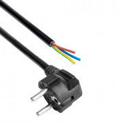 CEE 7/7 Power Cord - Uninsulated - 1,5m - Akyga AK-OT-01A