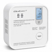 Battery-powered carbon monoxide detector - Tuya WiFi - Qoltec 52655