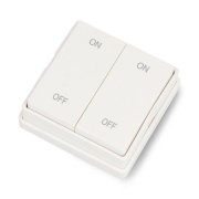 Remote control - two-channel kinetic button - 2,4GHz RF for RTX modules - RTX RFR2K