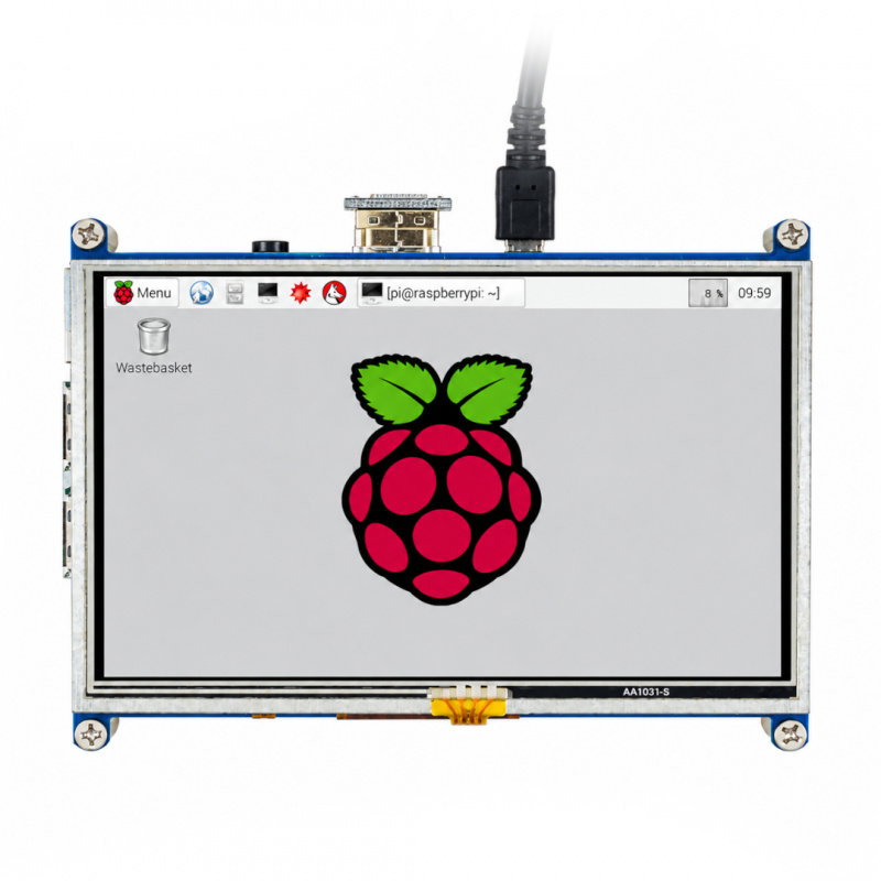 Touch screen 800x480px for Raspberry Pi - Joy-IT RB-LCD-5 5''