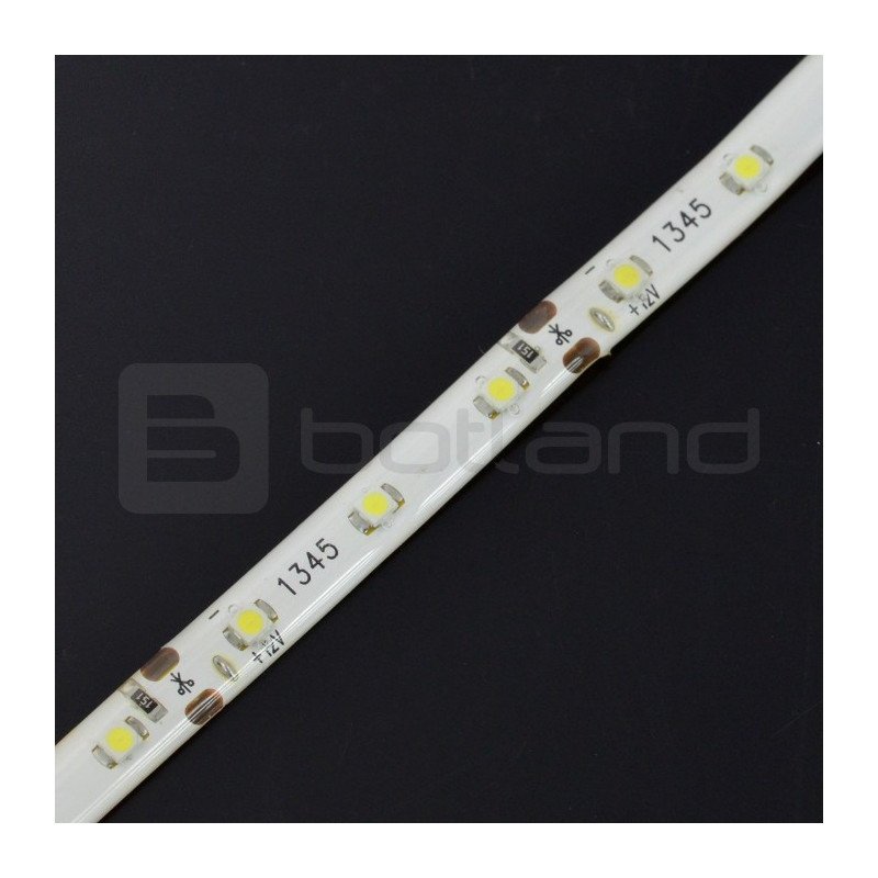LED bar IP20 4.8W, 60 diodes/m, 8mm, warm color - 1m