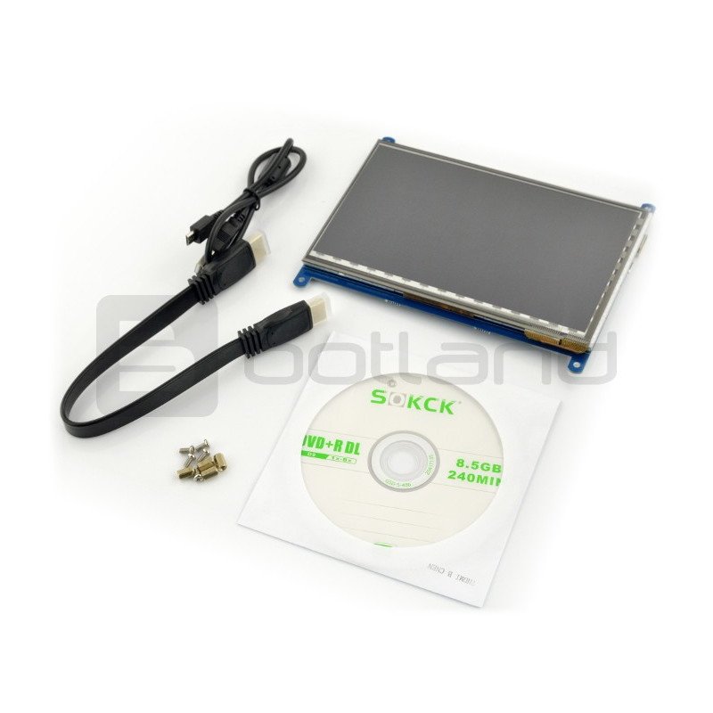 7inch HDMI LCD (B) IC Test Board - 7" 800x480 touch screen for Raspberry Pi