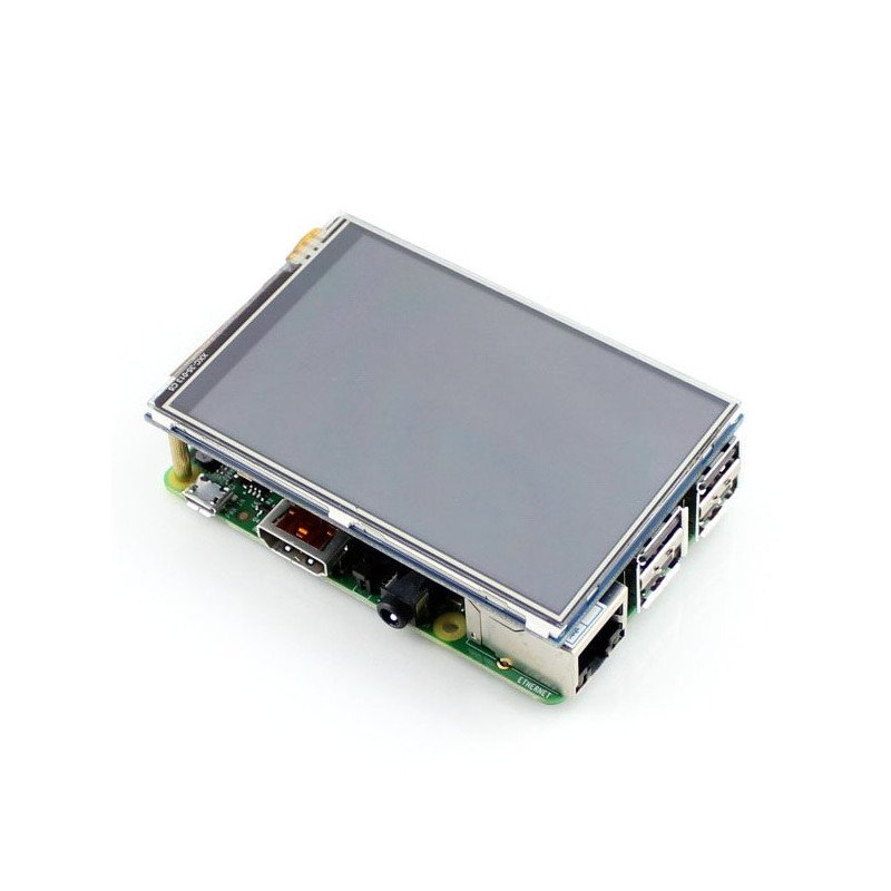 Resistive touch screen TFT LCD display 3,5" 320x240px GPIO for Raspberry Pi 2/B+