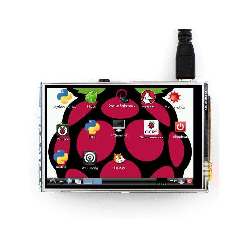 LANDZO Raspberry Pi 5 Inch Touch Display 480x320