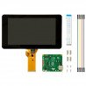 7" touch screen 800x480px capacitive DSI for Raspberry Pi - zdjęcie 3