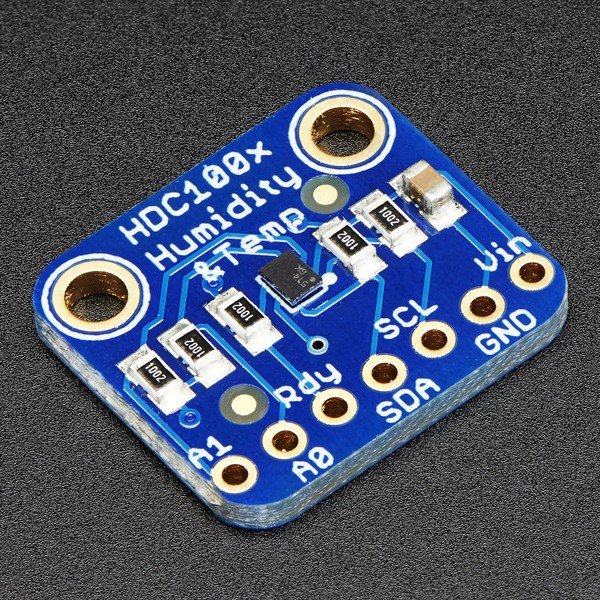 HDC1008 - humidity and temperature sensor I2C - Adafruit module