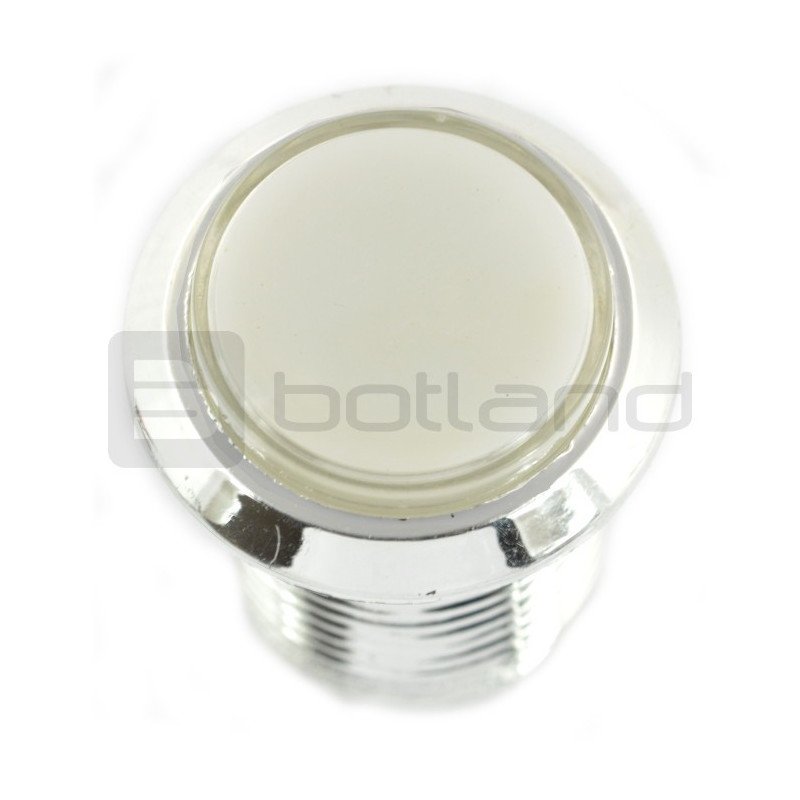 Push Button 3.3cm - white backlight