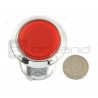 Push Button 3.3cm - red backlight - zdjęcie 2